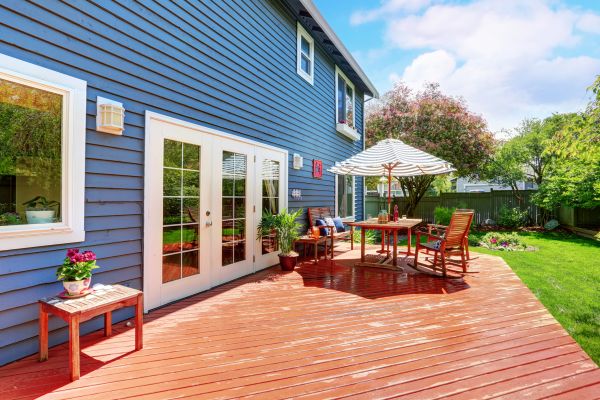 Blue Siding Installation in Waldorf